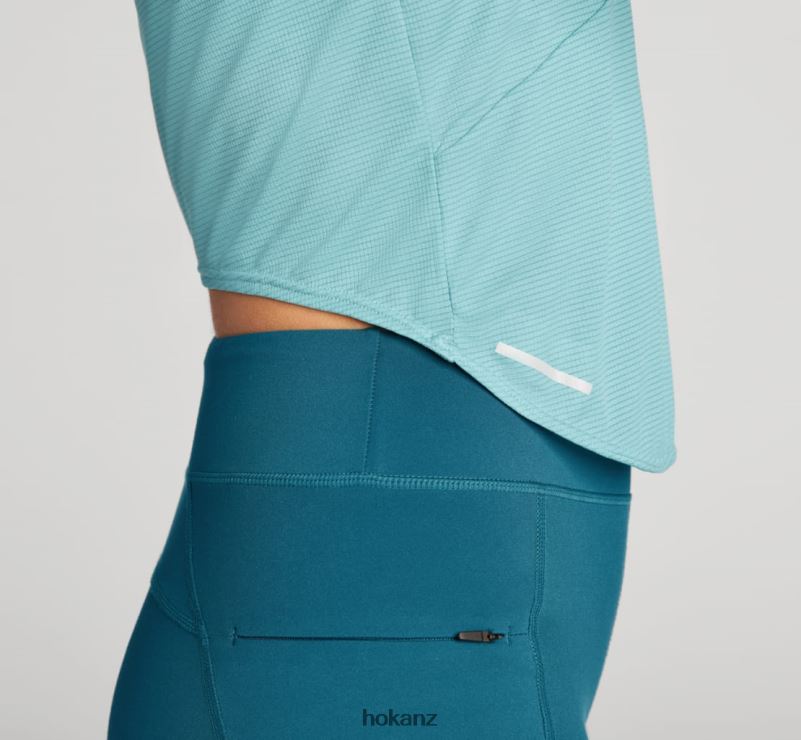 Hoka Women Glide Tank 482TD337 Coastal Shade