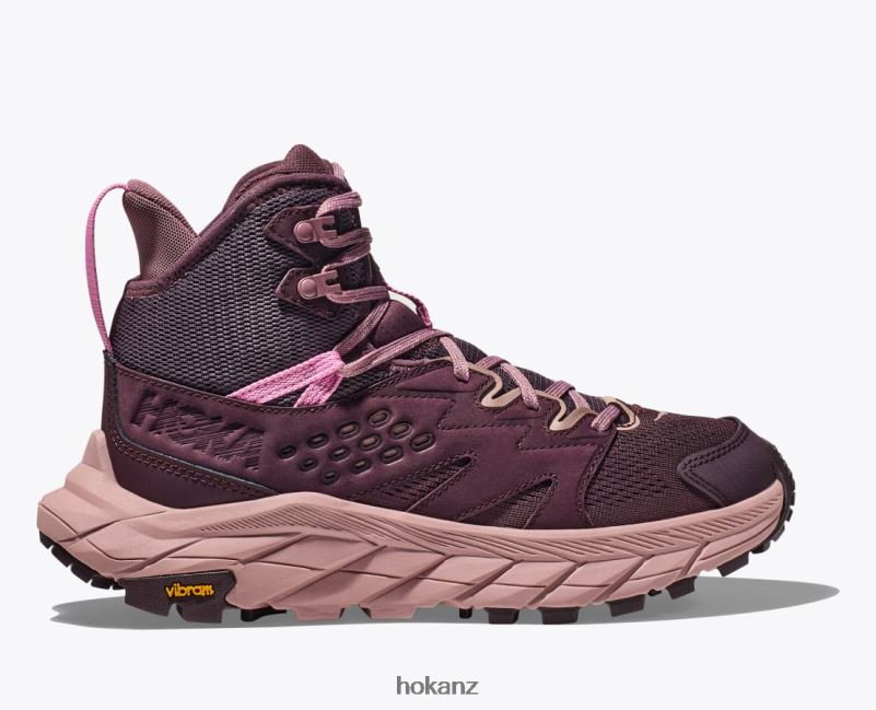 Hoka Women Anacapa Breeze Mid 482TD145 Raisin/Pale Mauve
