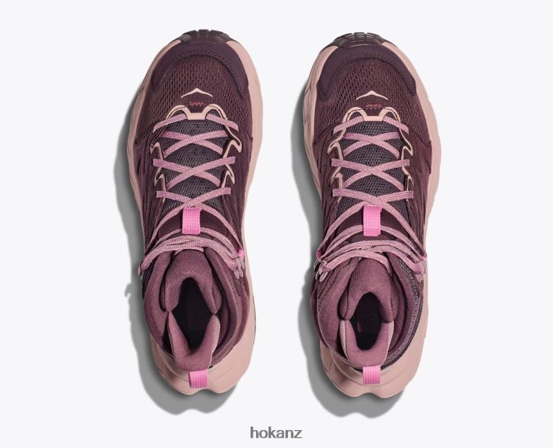 Hoka Women Anacapa Breeze Mid 482TD145 Raisin/Pale Mauve