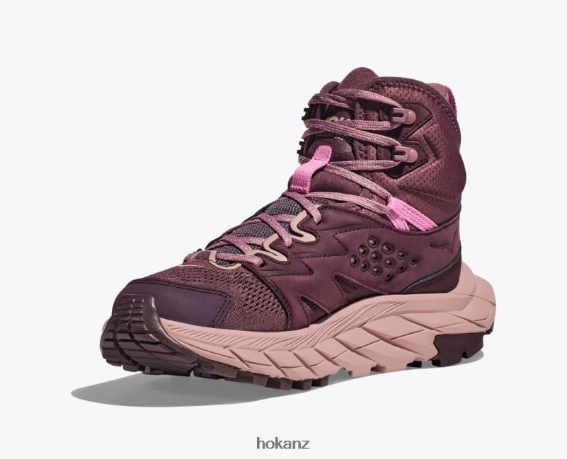 Hoka Women Anacapa Breeze Mid 482TD145 Raisin/Pale Mauve