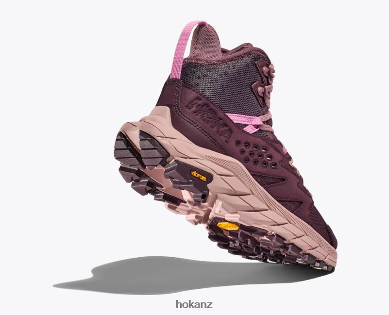 Hoka Women Anacapa Breeze Mid 482TD145 Raisin/Pale Mauve