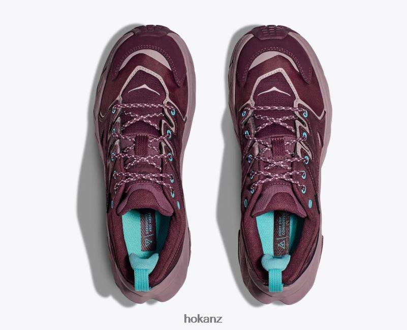 Hoka Women Anacapa Low GTX 482TD183 Grape Wine/Elderberry
