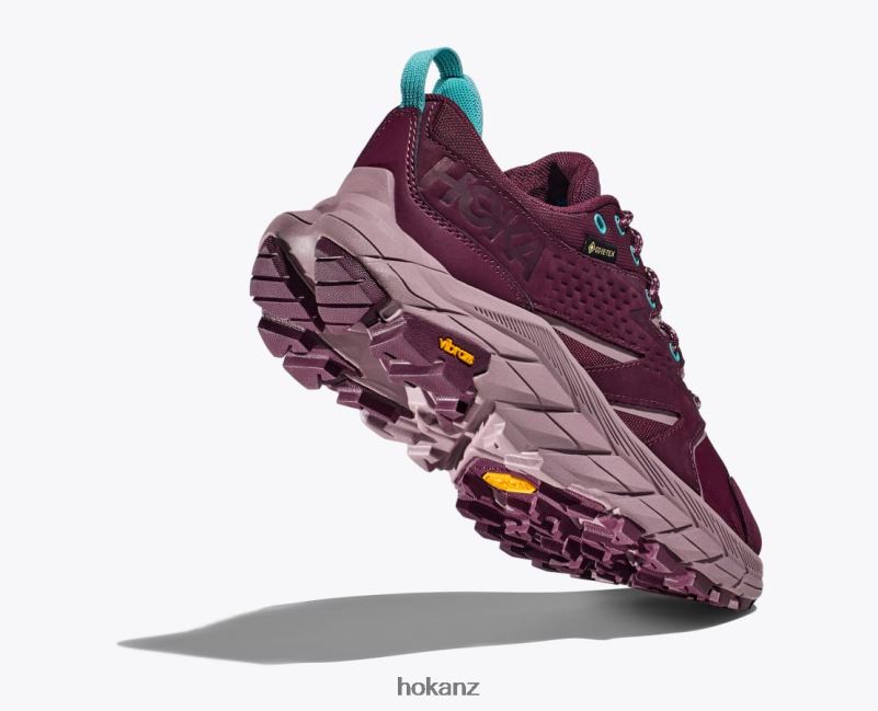 Hoka Women Anacapa Low GTX 482TD183 Grape Wine/Elderberry