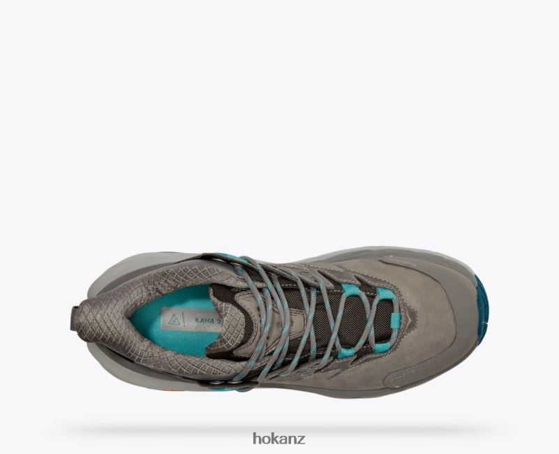Hoka Women Kaha 2 Low GTX 482TD189 Sharkskin/Blue Coral