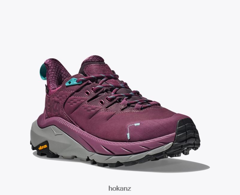 Hoka Women Kaha 2 Low GTX 482TD190 Grape Wine/Coastal Shade