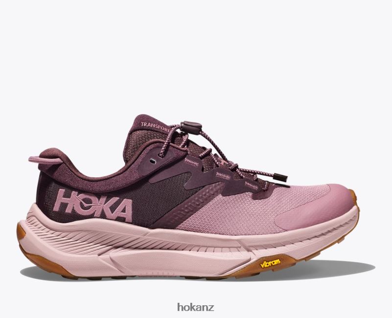 Hoka Women Transport 482TD150 Raisin/Wistful Mauve