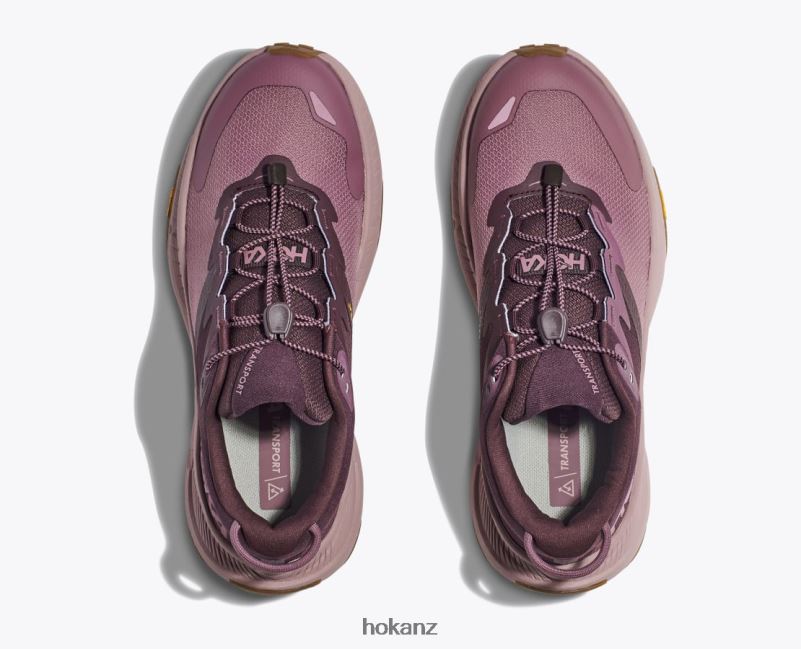 Hoka Women Transport 482TD150 Raisin/Wistful Mauve