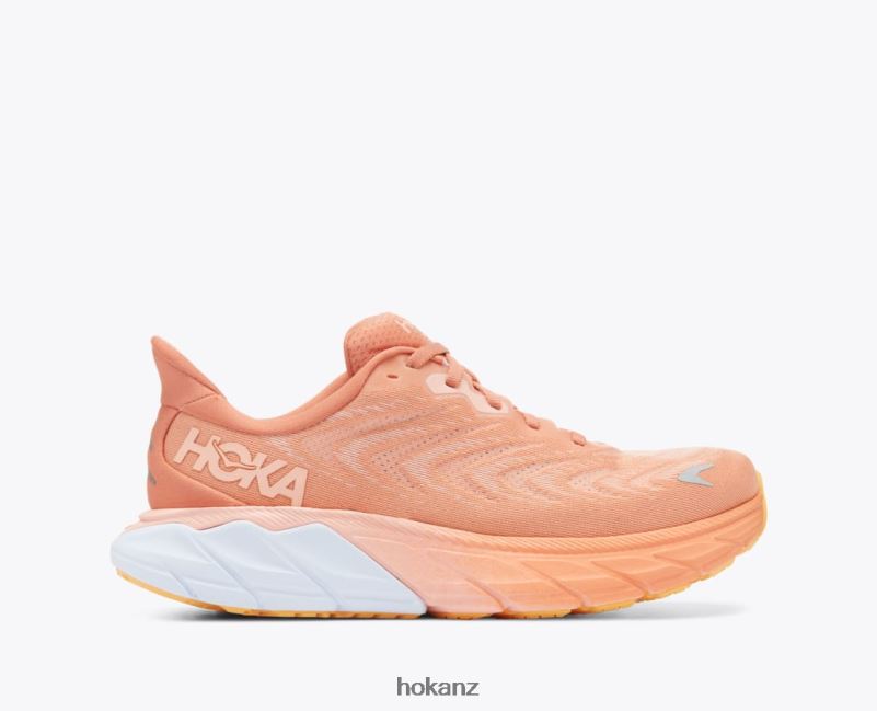 Hoka Women Arahi 6 482TD23 Sun Baked/Shell Coral