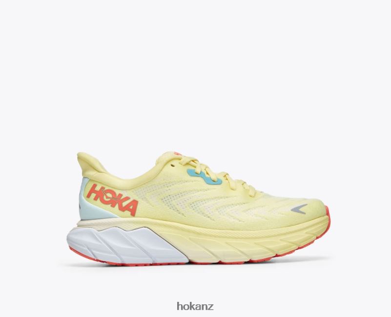 Hoka Women Arahi 6 482TD25 Yellow Pear/Sweet Corn