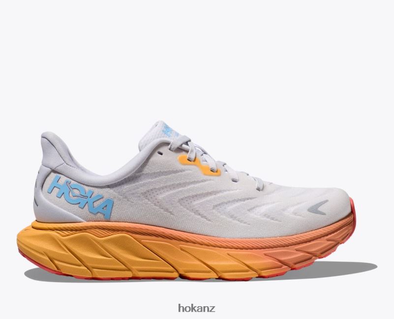 Hoka Women Arahi 6 482TD685 Nimbus Cloud/Blanc De Blanc