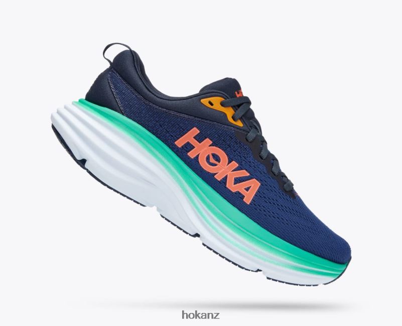 Hoka Women Bondi 8 482TD14 Outer Space/Bellwether Blue