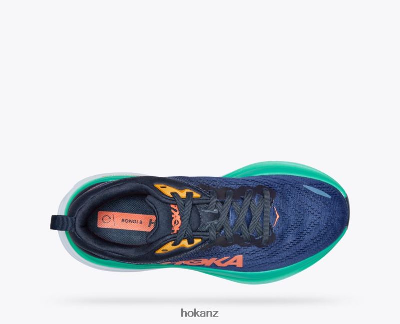 Hoka Women Bondi 8 482TD14 Outer Space/Bellwether Blue