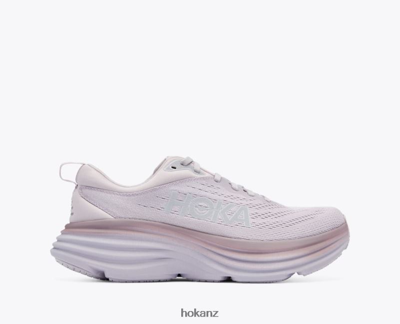 Hoka Women Bondi 8 482TD17 Lilac Marble/Elderberry