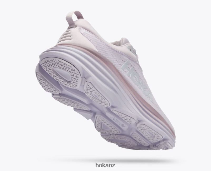 Hoka Women Bondi 8 482TD17 Lilac Marble/Elderberry