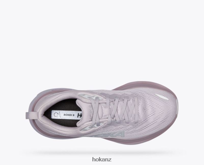 Hoka Women Bondi 8 482TD17 Lilac Marble/Elderberry