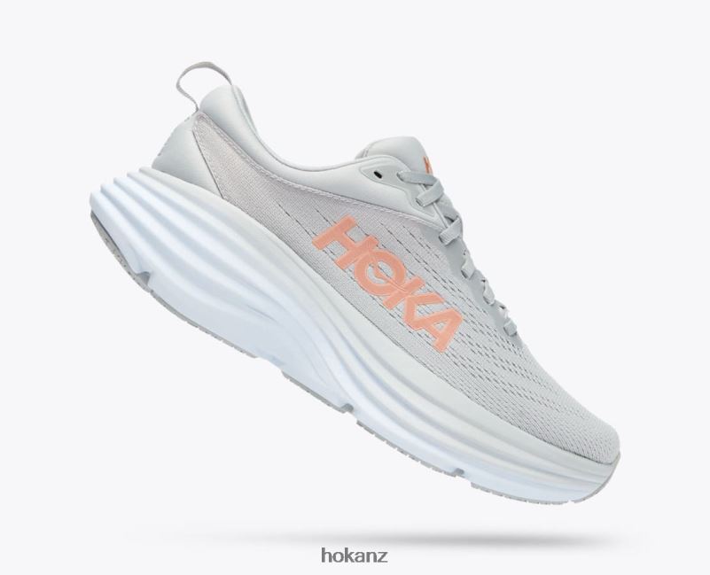 Hoka Women Bondi 8 482TD245 Harbor Mist/Lunar Rock
