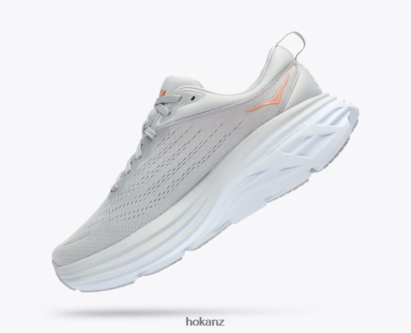 Hoka Women Bondi 8 482TD245 Harbor Mist/Lunar Rock