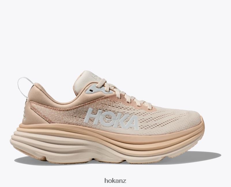 Hoka Women Bondi 8 482TD9 Shifting Sand/Eggnog
