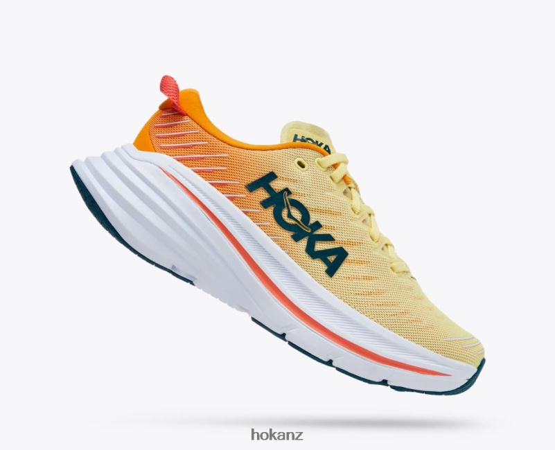 Hoka Women Bondi X 482TD57 Yellow Pear/Radiant Yellow