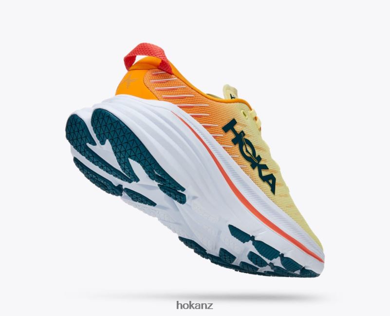 Hoka Women Bondi X 482TD57 Yellow Pear/Radiant Yellow