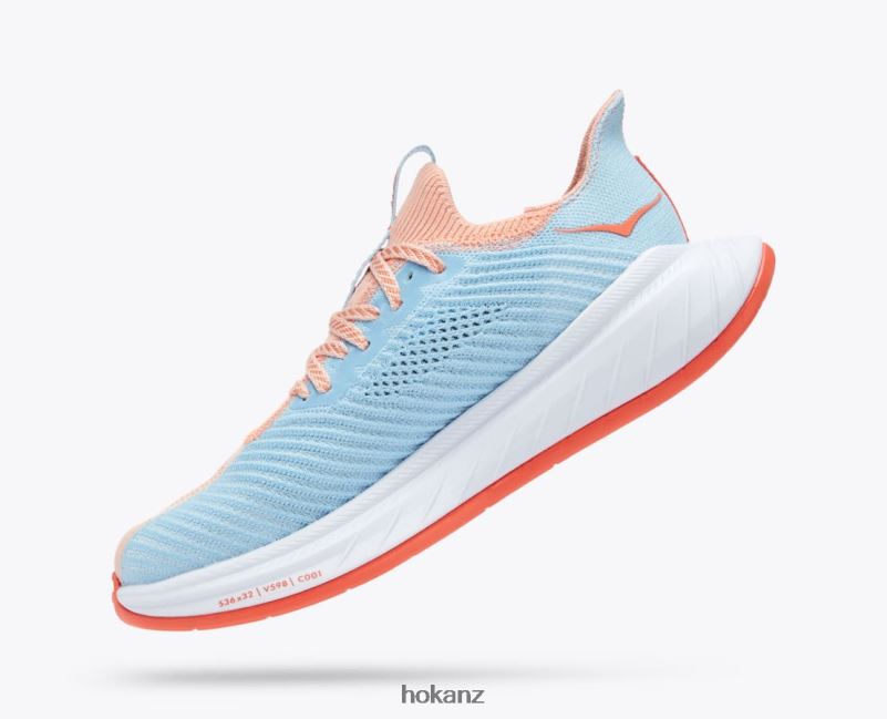 Hoka Women Carbon X 3 482TD46 Peach Parfait/Summer Song