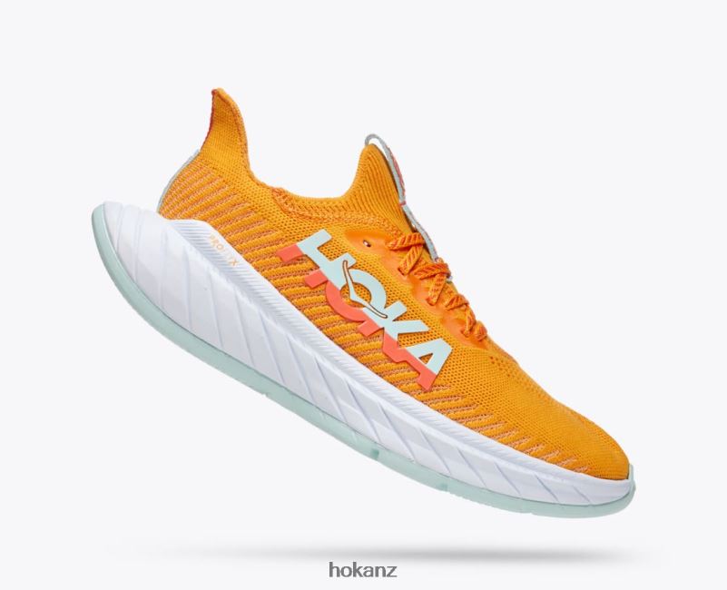 Hoka Women Carbon X 3 482TD49 Radiant Yellow/Camellia