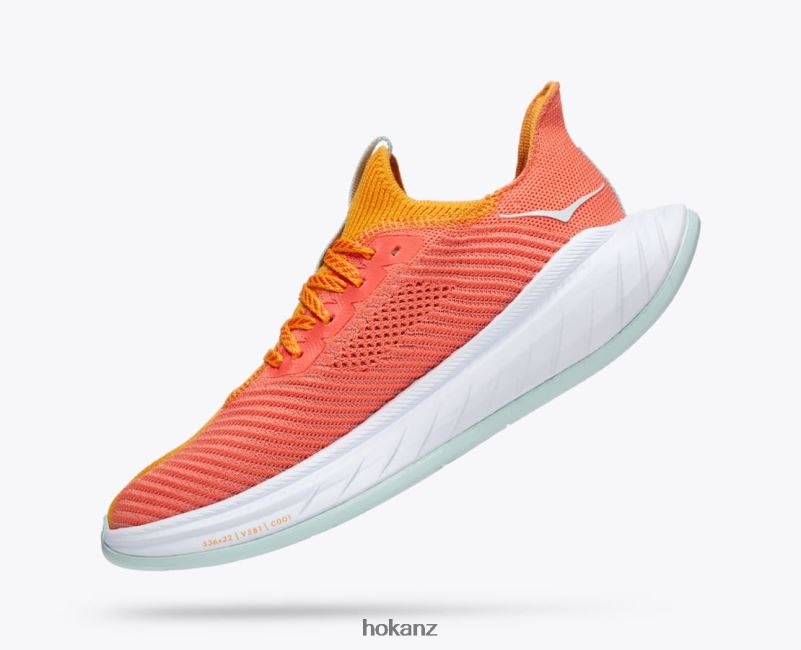 Hoka Women Carbon X 3 482TD49 Radiant Yellow/Camellia