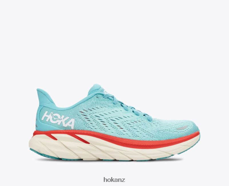 Hoka Women Clifton 8 482TD213 Aquarelle/Eggshell Blue
