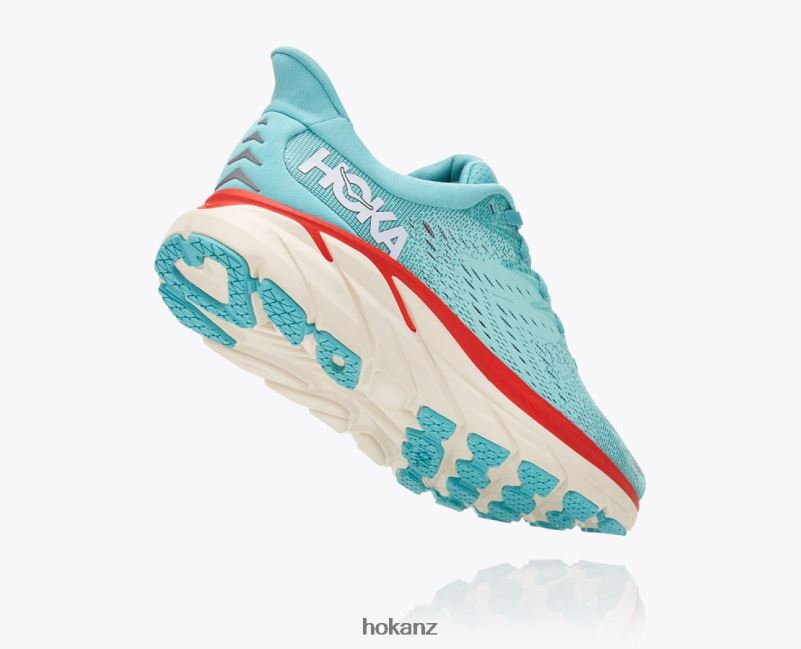 Hoka Women Clifton 8 482TD213 Aquarelle/Eggshell Blue