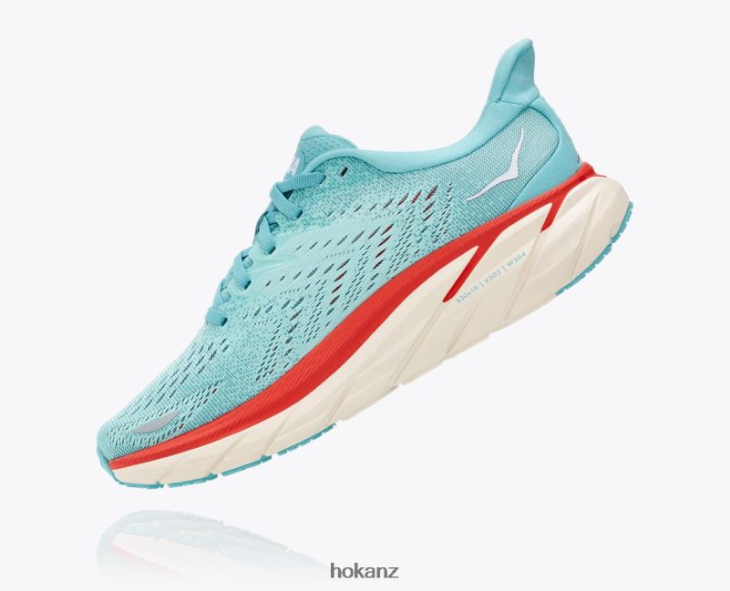 Hoka Women Clifton 8 482TD213 Aquarelle/Eggshell Blue