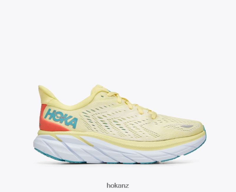 Hoka Women Clifton 8 482TD214 Yellow Pear/Sweet Corn