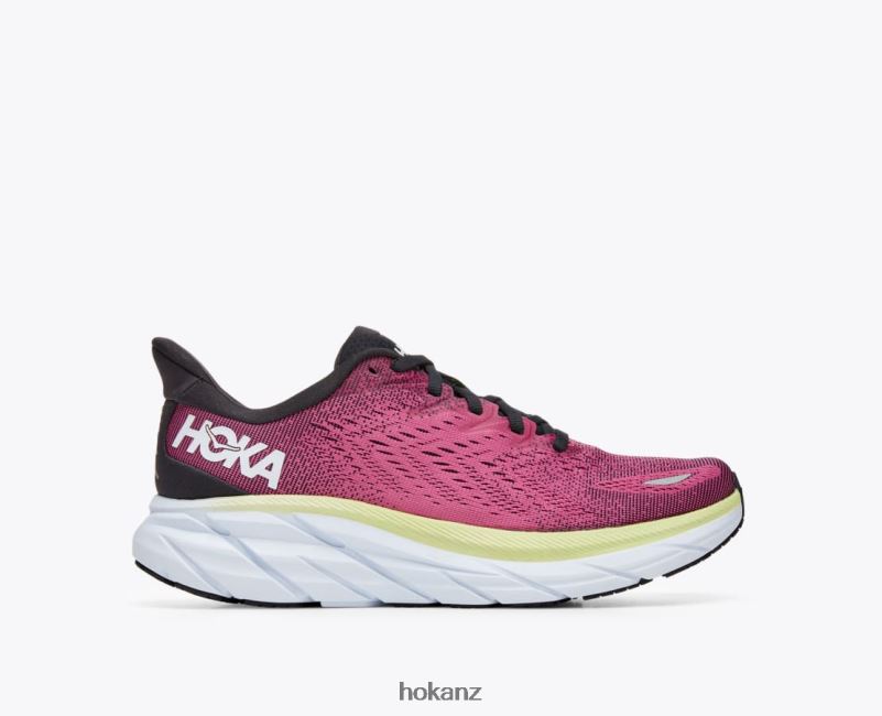 Hoka Women Clifton 8 482TD217 Blue Graphite/Ibis Rose