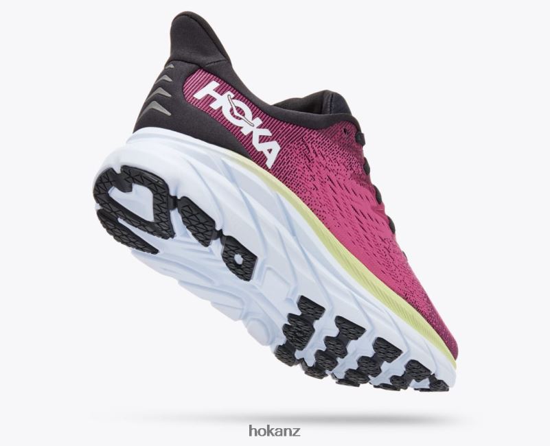 Hoka Women Clifton 8 482TD217 Blue Graphite/Ibis Rose