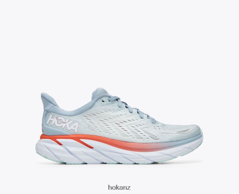 Hoka Women Clifton 8 482TD218 Blue Fog/Plein Air