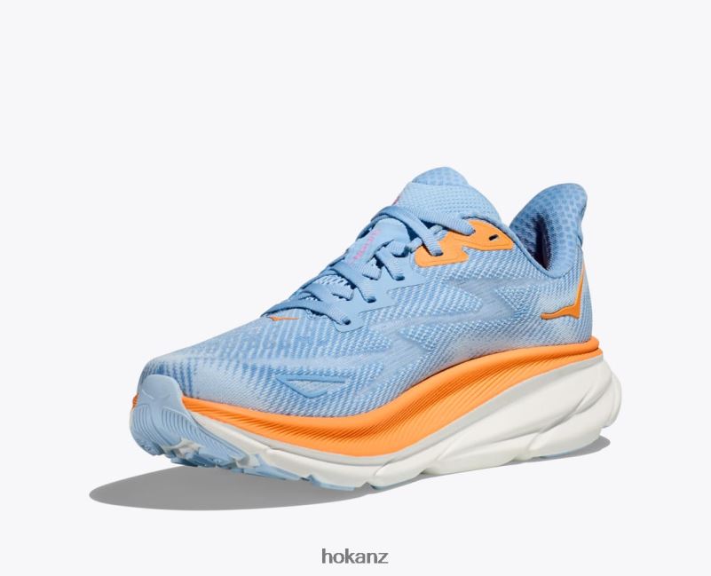 Hoka Women Clifton 9 482TD224 Airy Blue/Ice Water