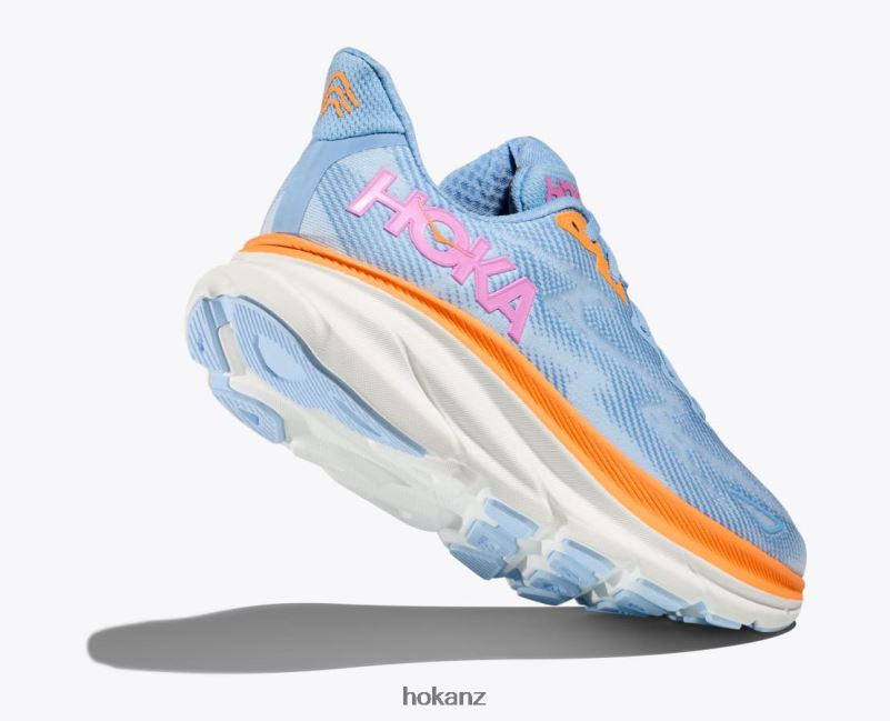 Hoka Women Clifton 9 482TD224 Airy Blue/Ice Water