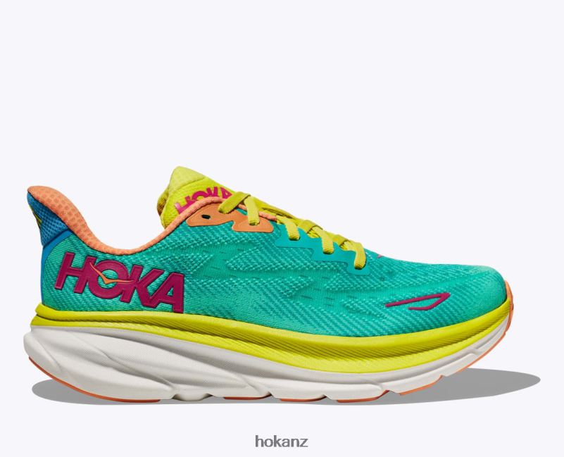 Hoka Women Clifton 9 482TD227 Ceramic/Evening Primrose
