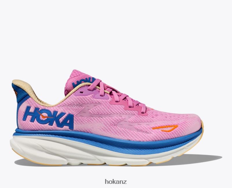 Hoka Women Clifton 9 482TD683 Eggnog/Blanc De Blanc