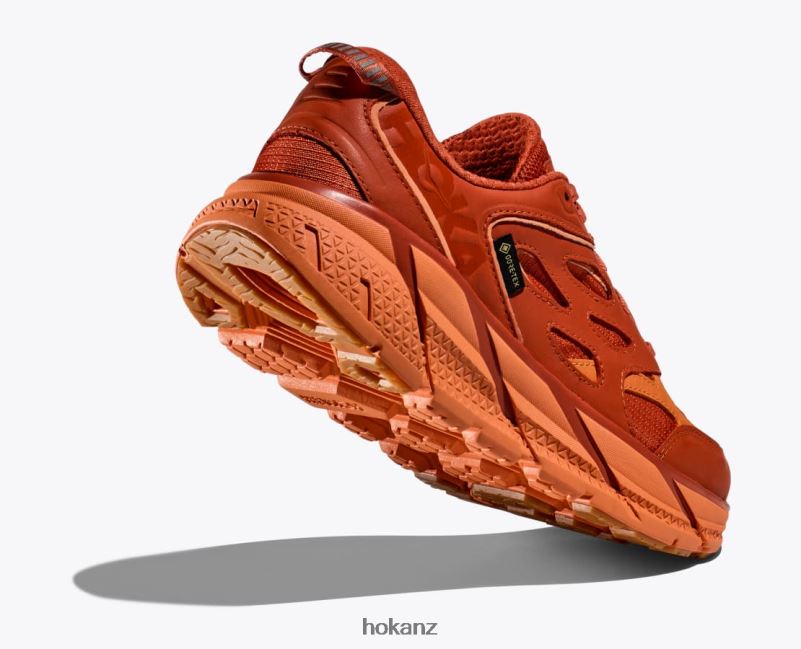 Hoka Women Clifton L GTX 482TD90 Burnt Ochre/Copper Tan