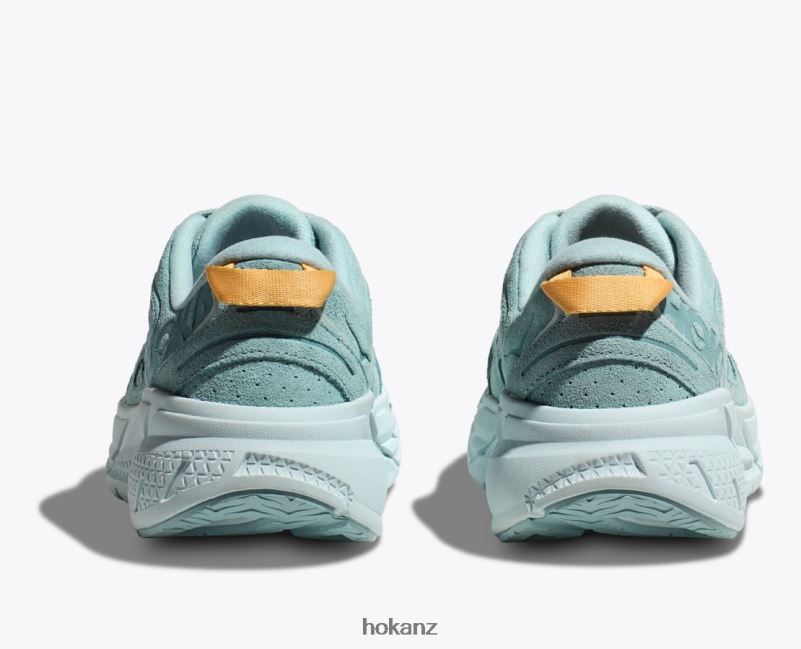 Hoka Women Clifton L Suede 482TD66 Cloud Blue/Ice Flow