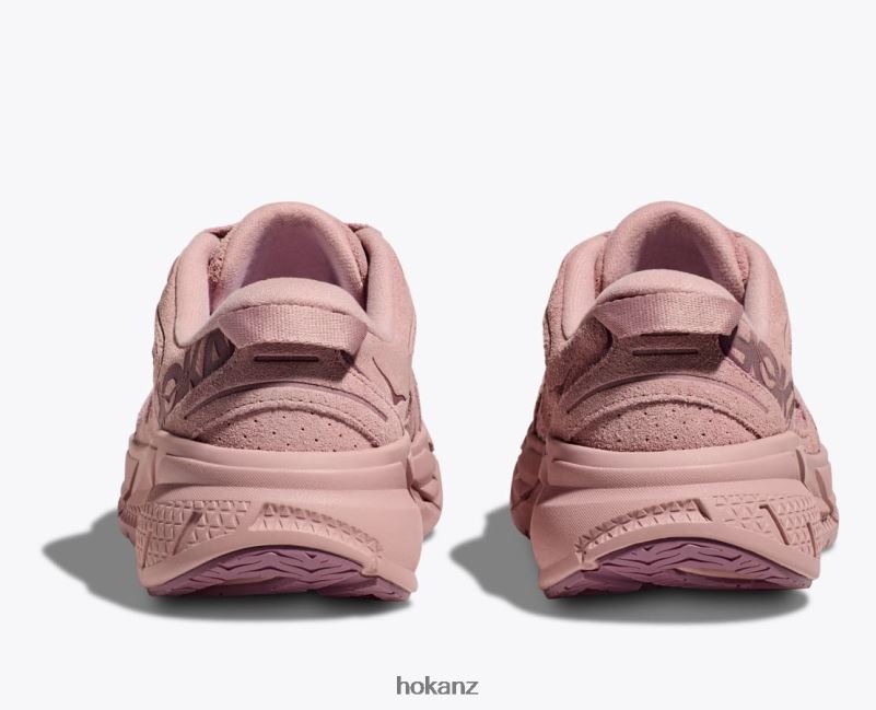 Hoka Women Clifton L Suede 482TD68 Pale Mauve