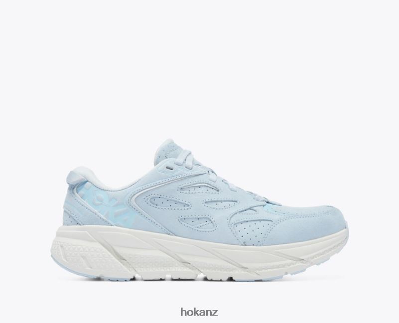 Hoka Women Clifton L Suede 482TD71 Country Air/Bit Of Blue