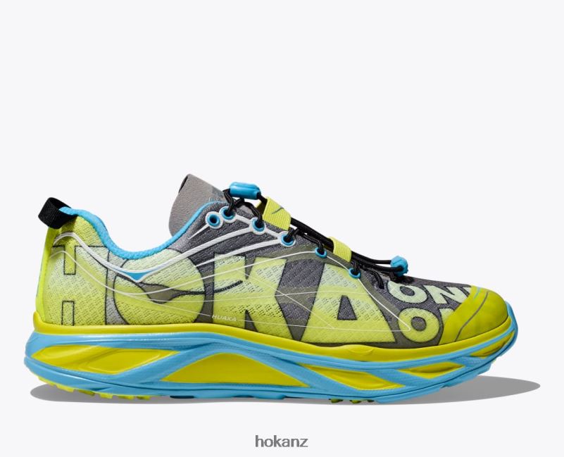 Hoka Women Huaka Origins 482TD77 Evening Primrose/Diva Blue