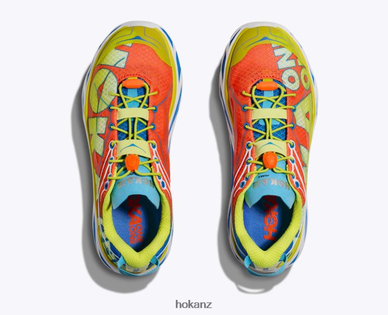 Hoka Women Huaka Origins 482TD78 Evening Primrose/Flame