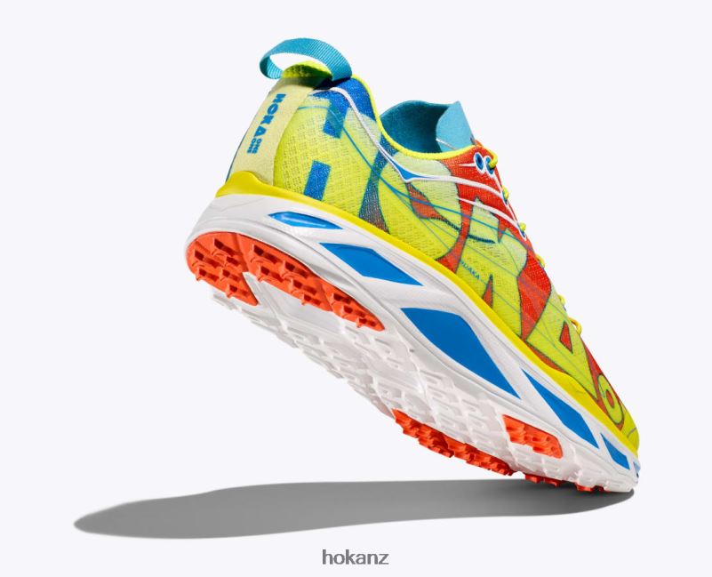 Hoka Women Huaka Origins 482TD78 Evening Primrose/Flame