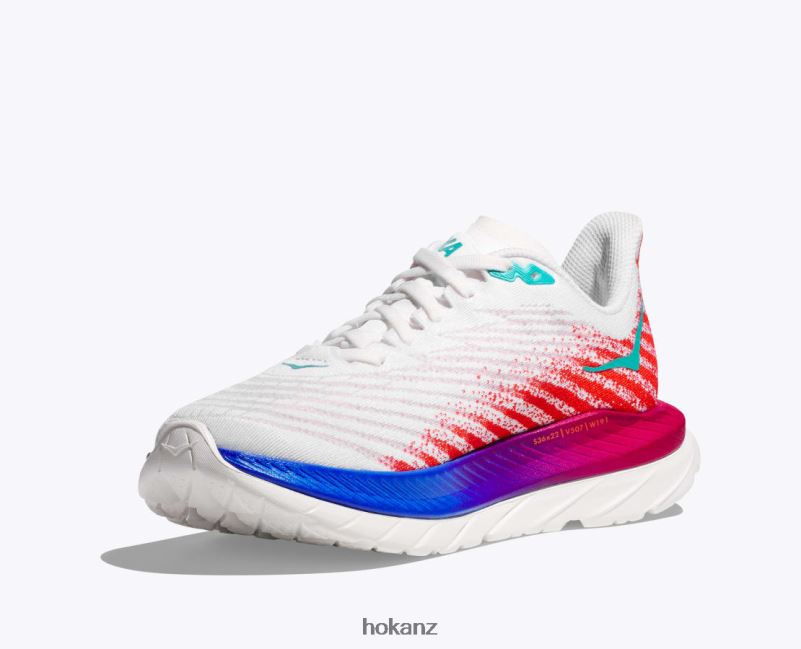 Hoka Women Mach 5 482TD27 White/Flame