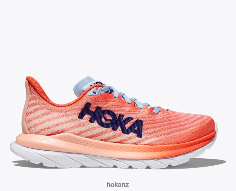 Hoka Women Mach 5 482TD30 Camellia/Peach Parfait