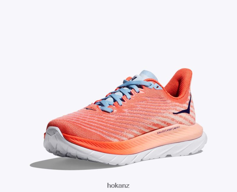 Hoka Women Mach 5 482TD30 Camellia/Peach Parfait