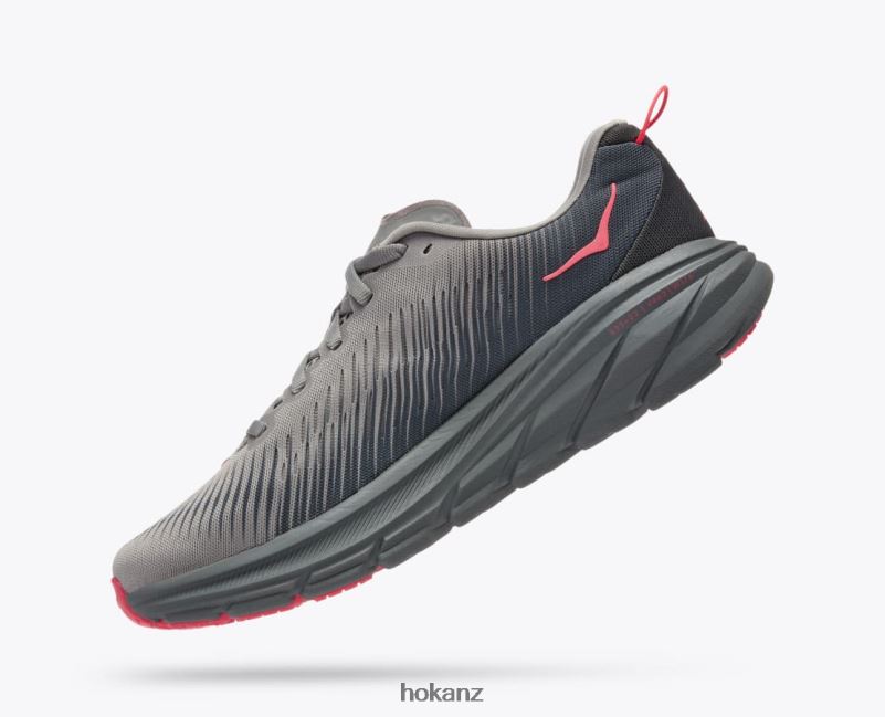 Hoka Women Rincon 3 482TD35 Sharkskin/Diva Pink