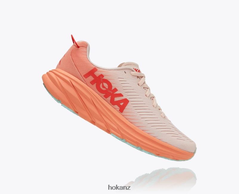 Hoka Women Rincon 3 482TD36 Silver Peony/Cantaloupe